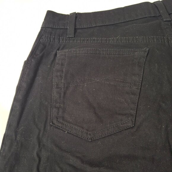 Chateauworks Flare Low Rise Womens Trousers Jeans Style Deep Black Size 34 (Size - Picture 10 of 16